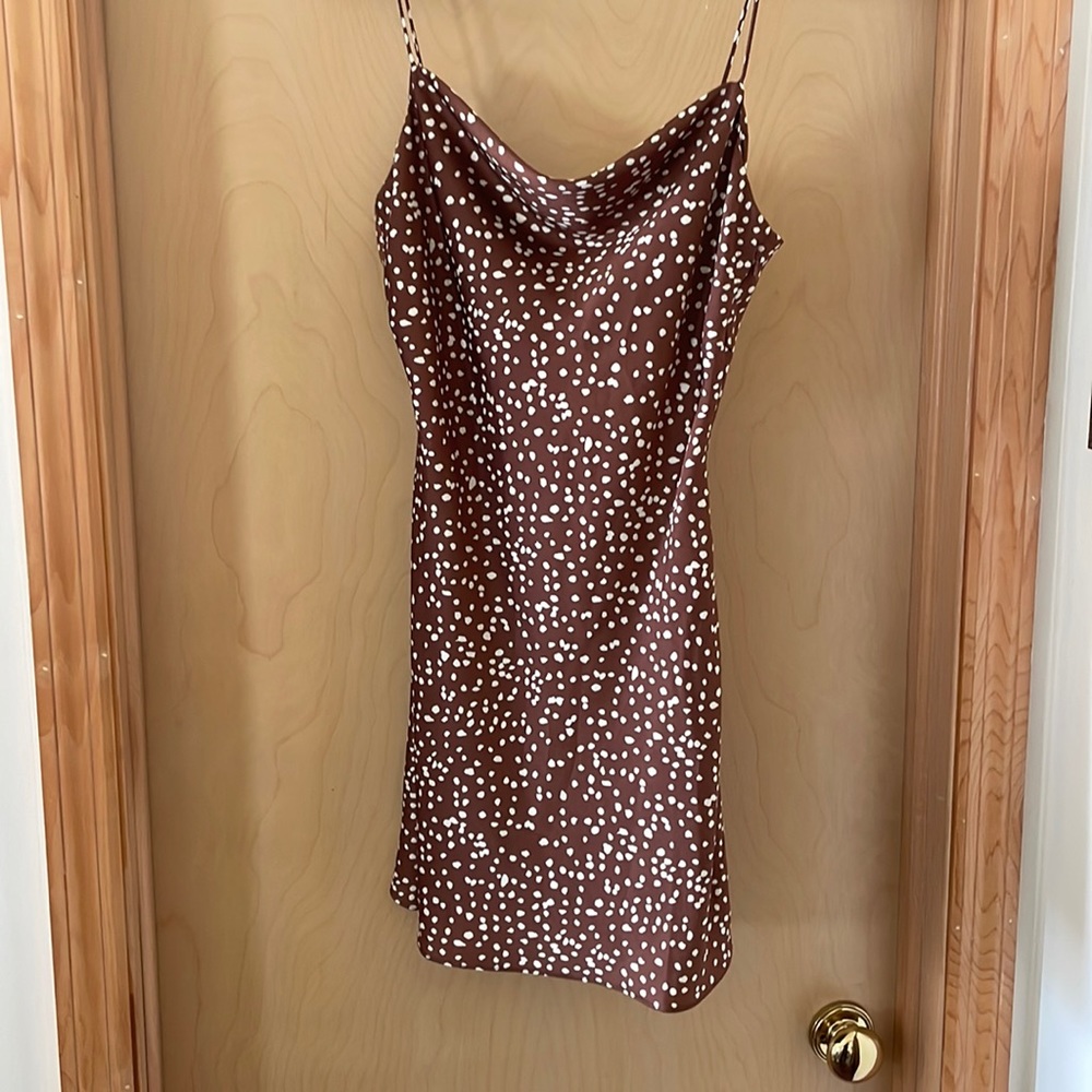 Cowl Neck Slip Dress